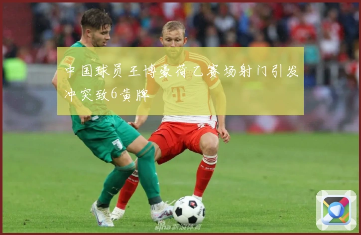 中国球员王博豪荷乙赛场射门引发冲突致6黄牌